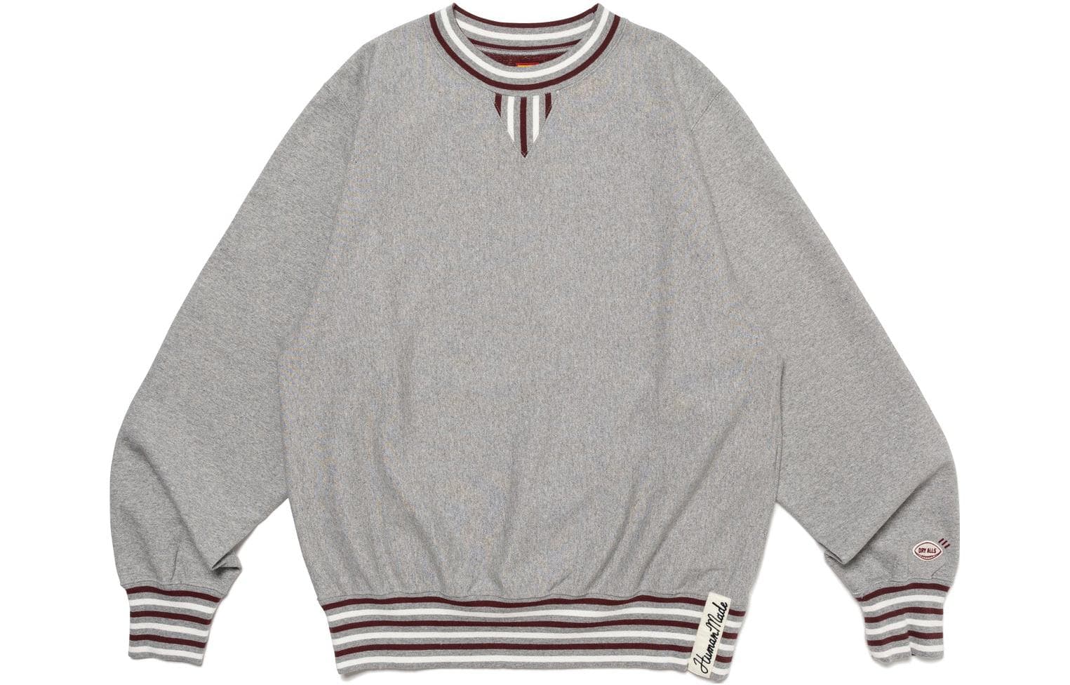 Кофта HUMAN MADE FW23 HEM LINE SWEATSHIRT Logo - изображение 2
