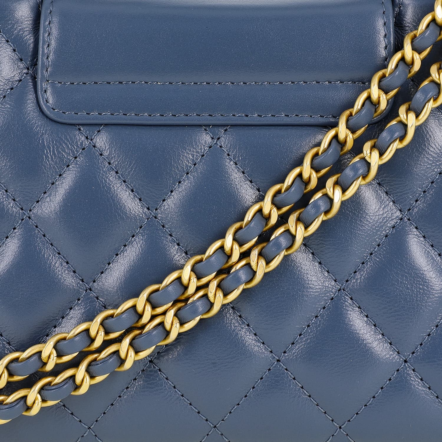 Сумка Chanel Kelly Mini Grey Blue - изображение 5