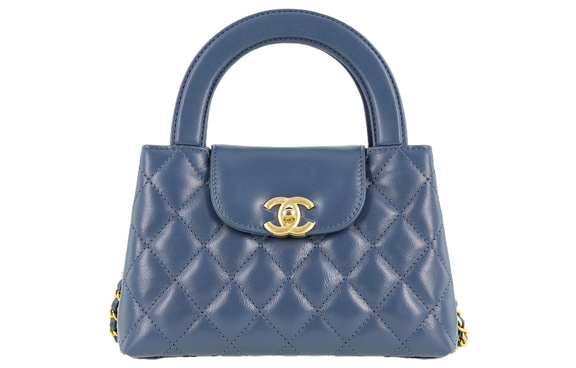 Сумка Chanel Kelly Mini Grey Blue - изображение 1