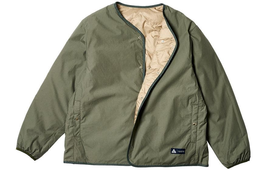 Зимняя куртка пуховик Palace x NANAMICA FW23 REVERSIBLE DOWN CARDIGAN - изображение 2