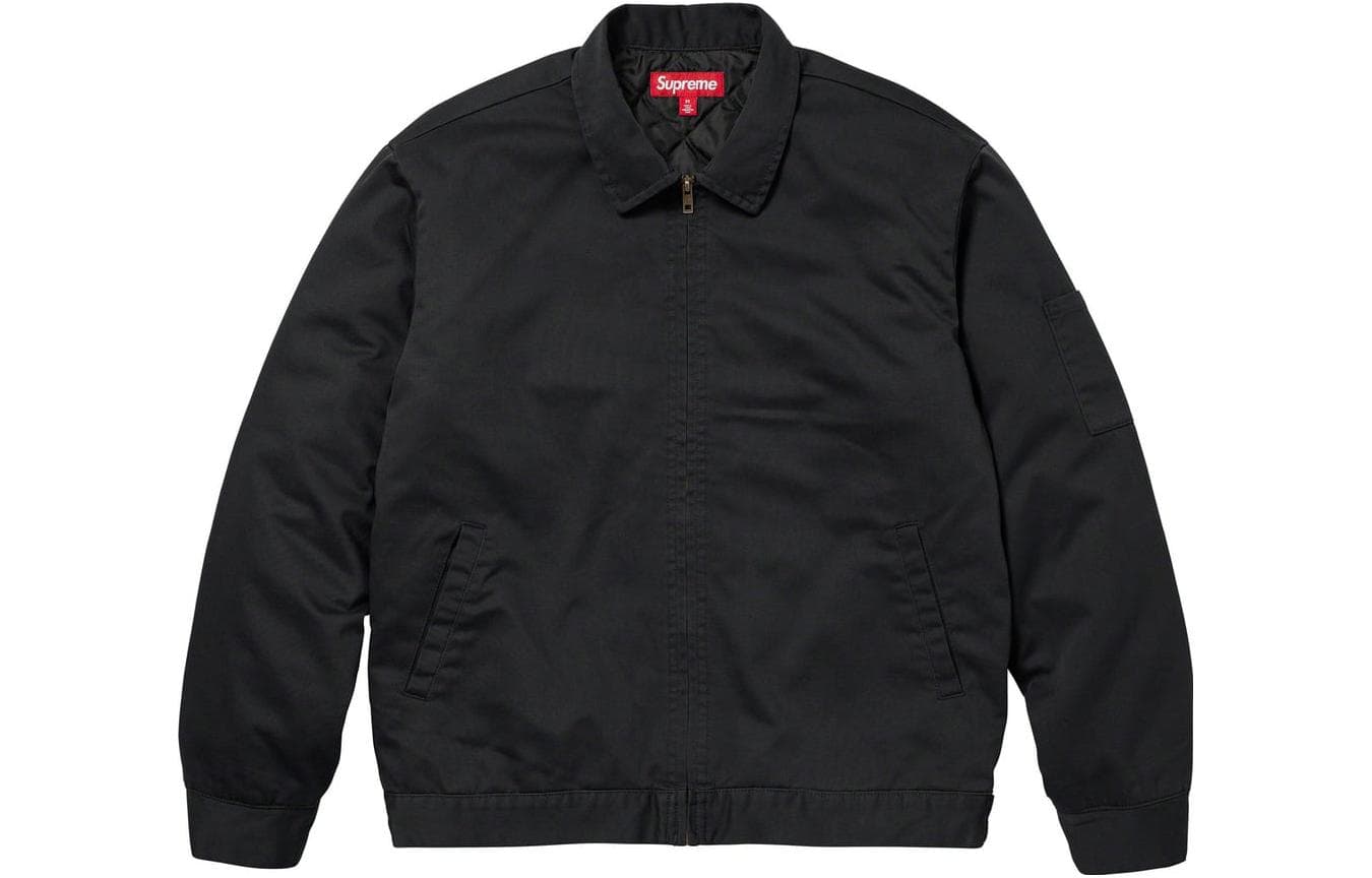 Куртка Supreme x H.R. GIGER FW23 WEEK8 EMBROIDERED WORK JACKET - изображение 2