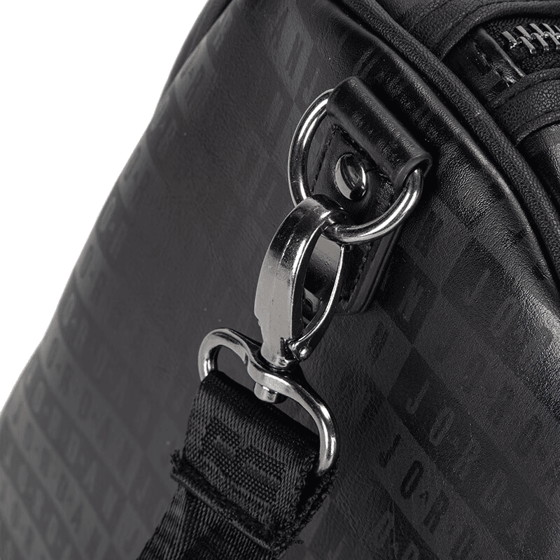 Спортивная сумка Jordan Large Capacity Leather Sports Bag Black - изображение 5