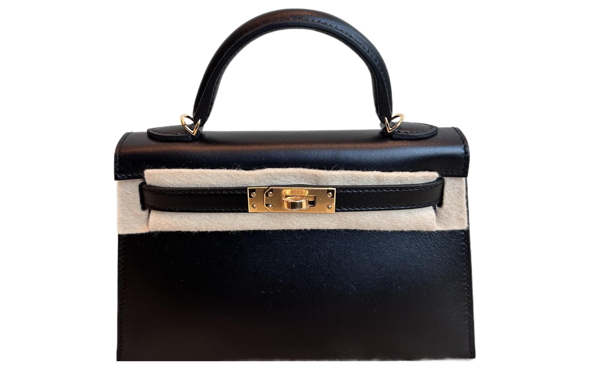 Сумка Hermes Mini Kelly 89 Noir - изображение 1