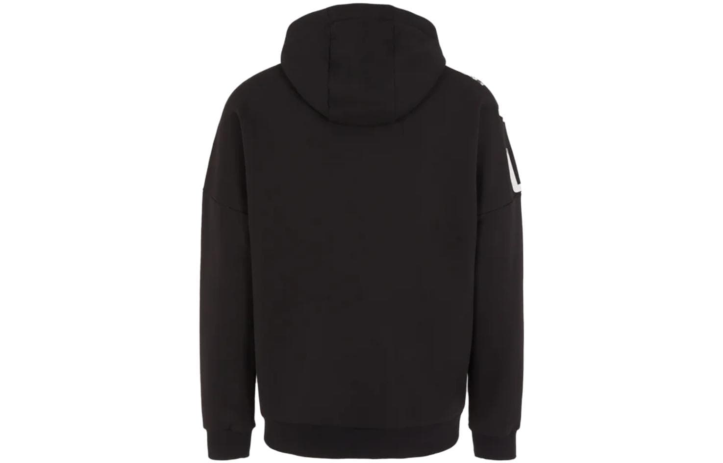 Куртка Emporio Armani Hooded Letter Print Jacket Black - изображение 2
