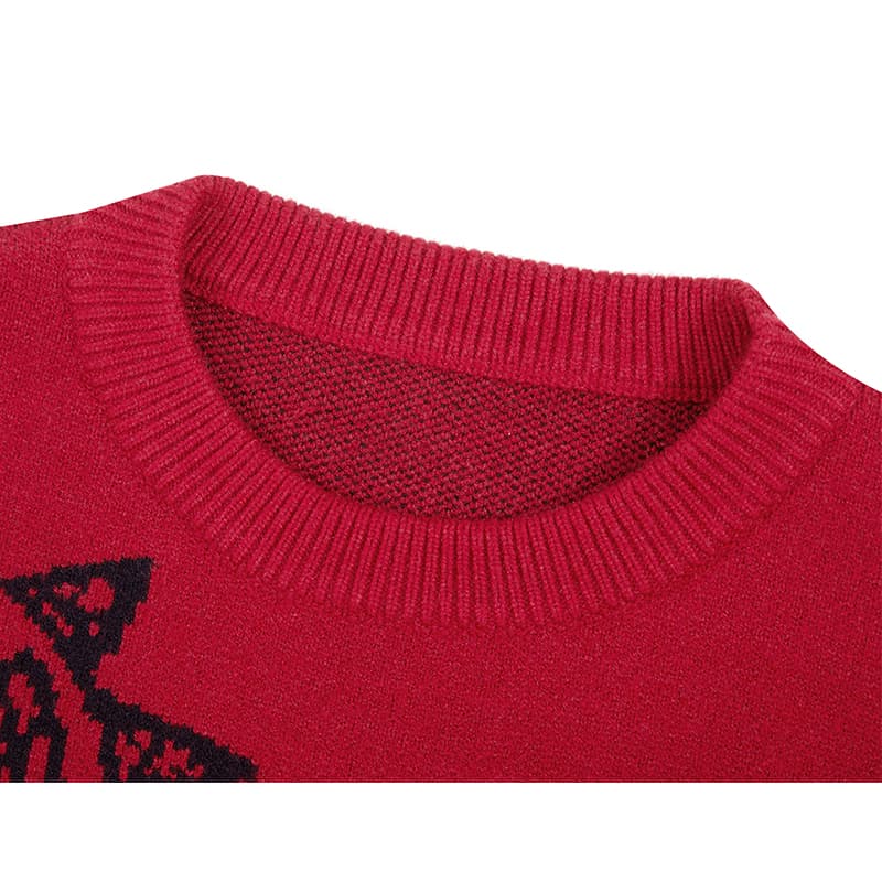 Кофта KAKAZZY Sweater Burgundy - изображение 3