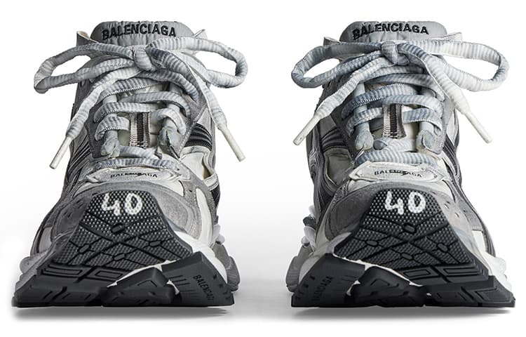 Кроссовки Balenciaga Runner Grey White Black - изображение 5