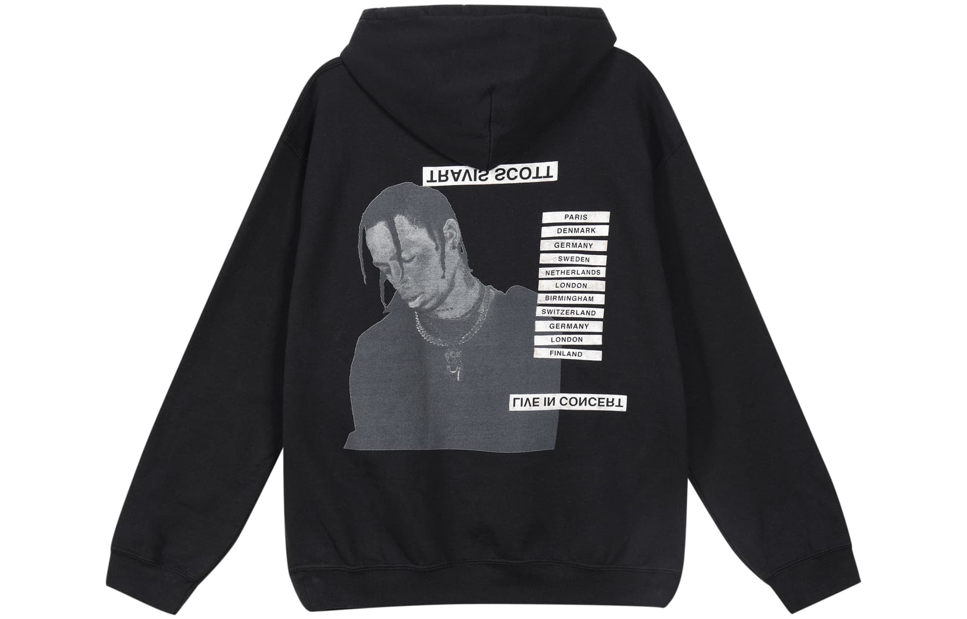 Худи Travis Scott Cactus Jack Birds Eye View Tour Europe Tour 17 - изображение 2