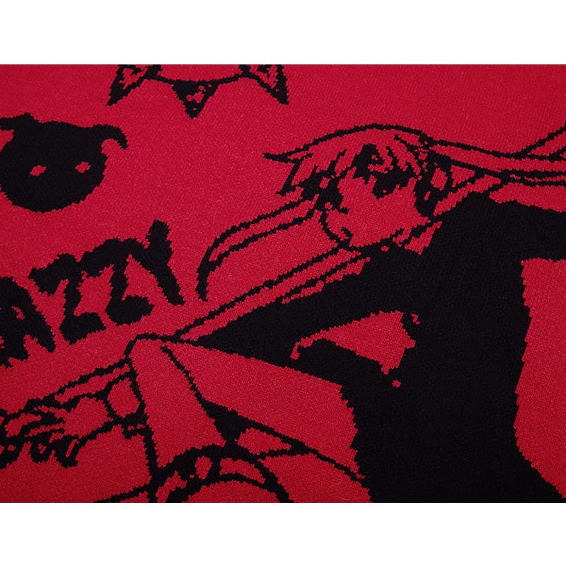 Кофта KAKAZZY Sweater Burgundy - изображение 5