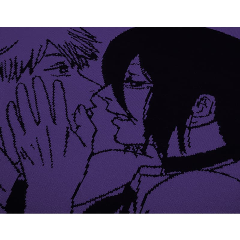 Кофта KAKAZZY Demon Crewneck Sweater Purple - изображение 4