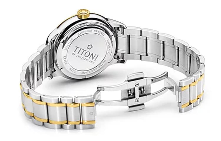 Часы TITONI 50 40mm PVD PVD 83733 SY-651 - изображение 3