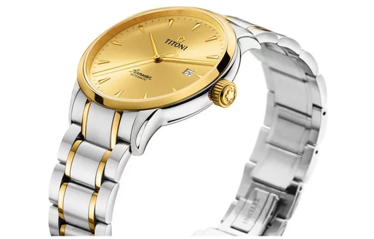 Часы TITONI 50 40mm PVD PVD 83733 SY-651 - изображение 2