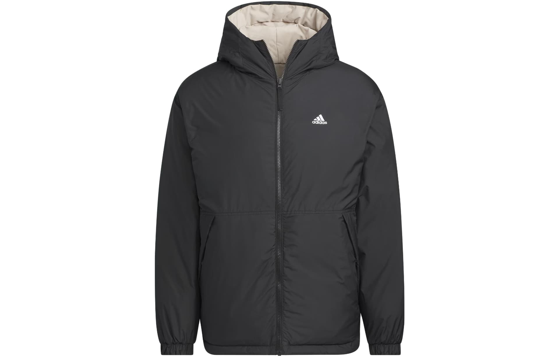 Зимняя куртка adidas Reversible Down Jacket Beige - изображение 2