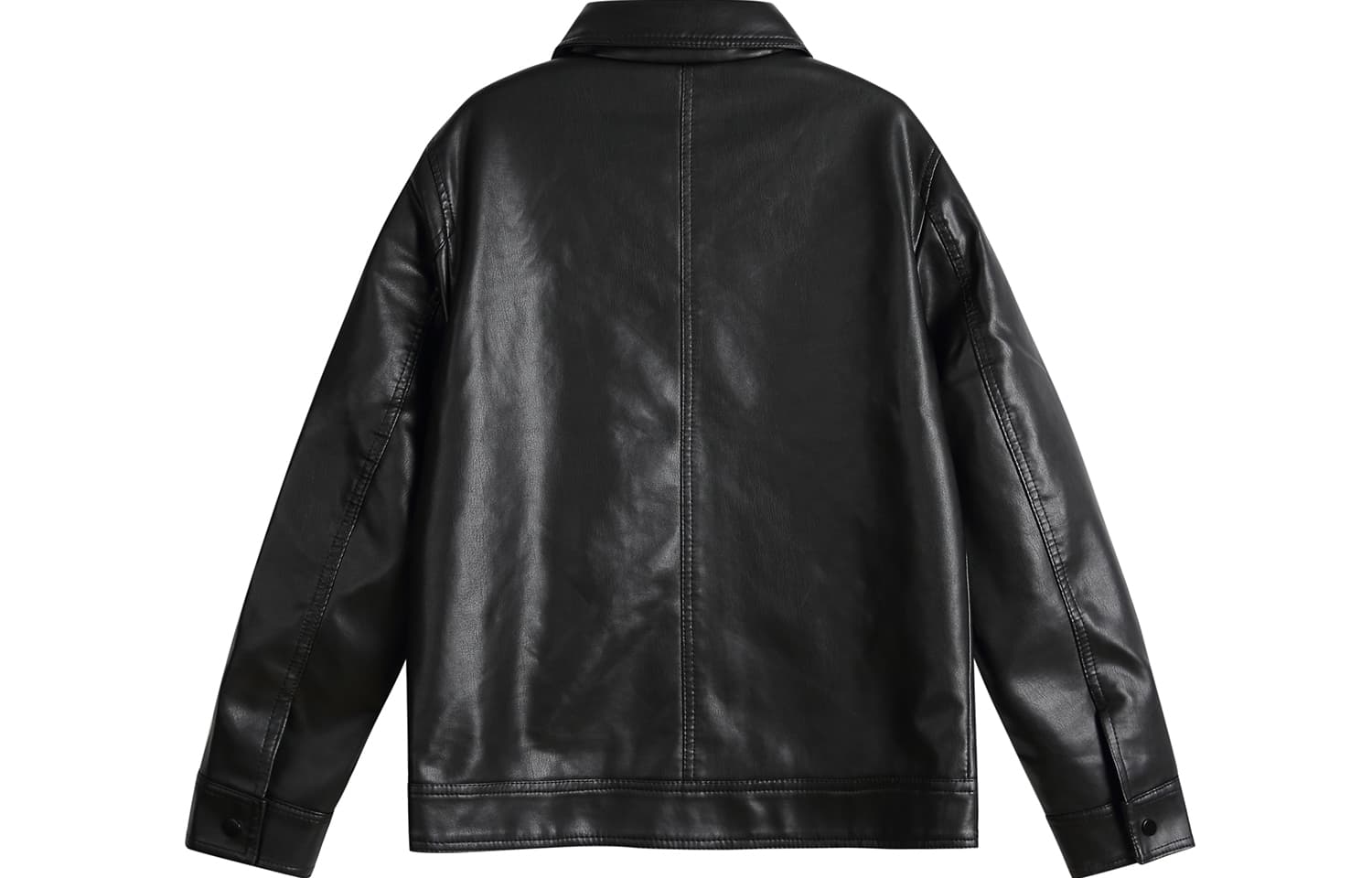 Кожаная куртки 33TH Racing Jacket Black - изображение 2