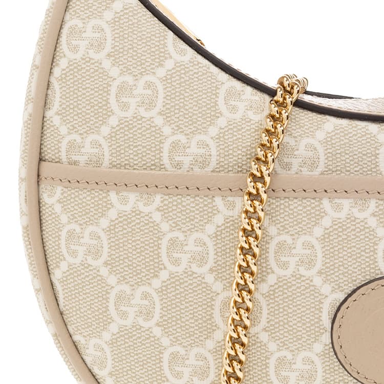 Мини-сумка Gucci Mini Hobo Bag Beige/White - изображение 5
