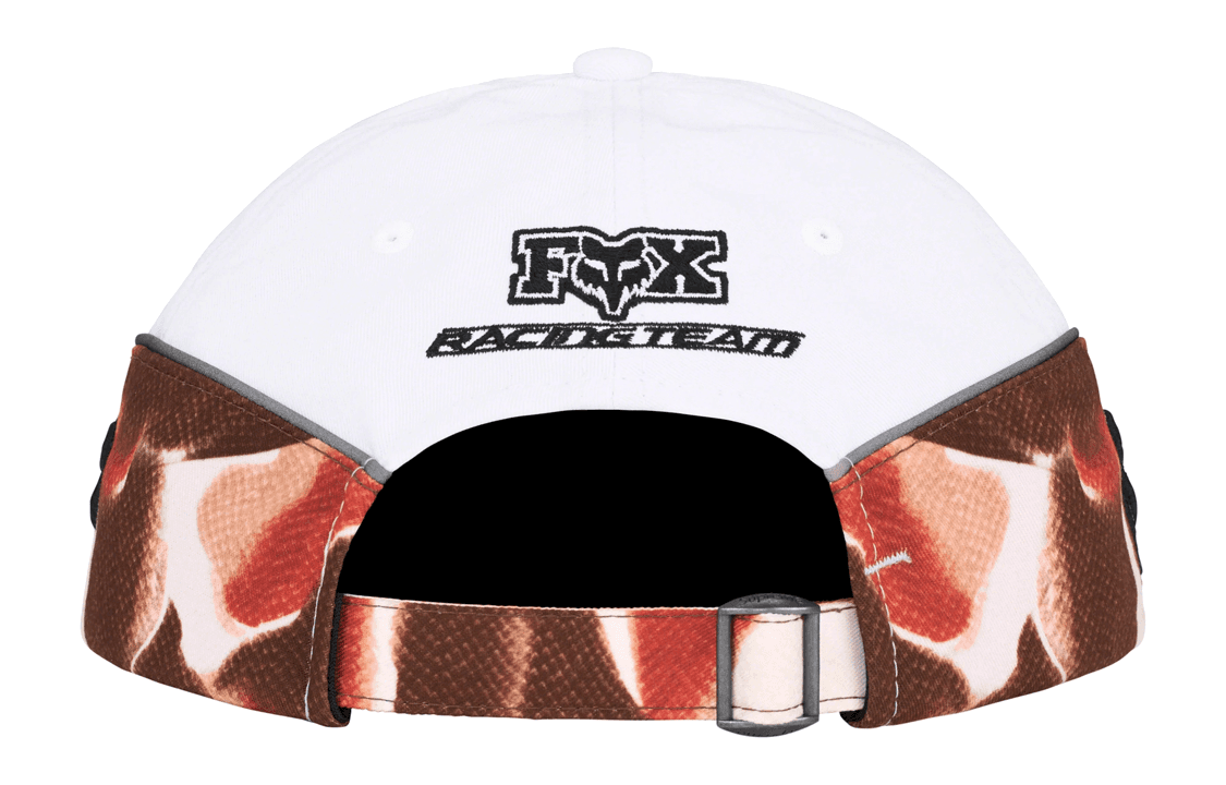Кепка Supreme x Fox Racing 6-Panel White - изображение 3