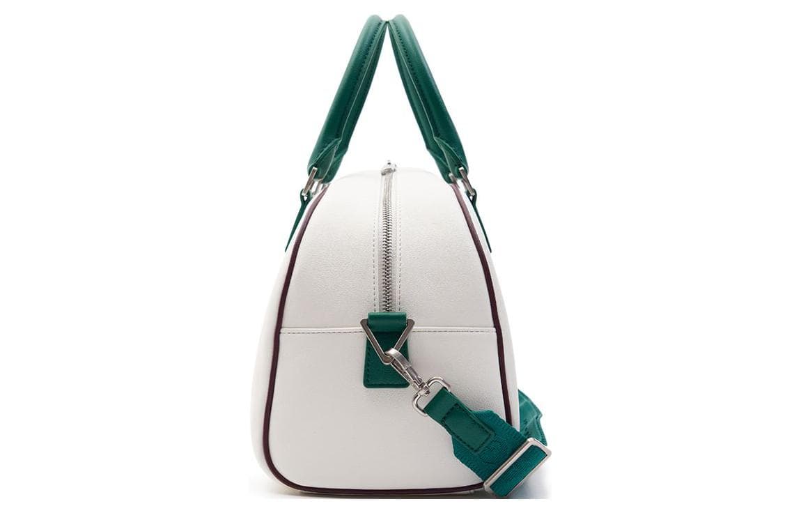 Сумка MLB Boston Red Sox Искусственная кожа Bowling Bag через плечо одно плечо сумка большая унисекс кремовая - изображение 2