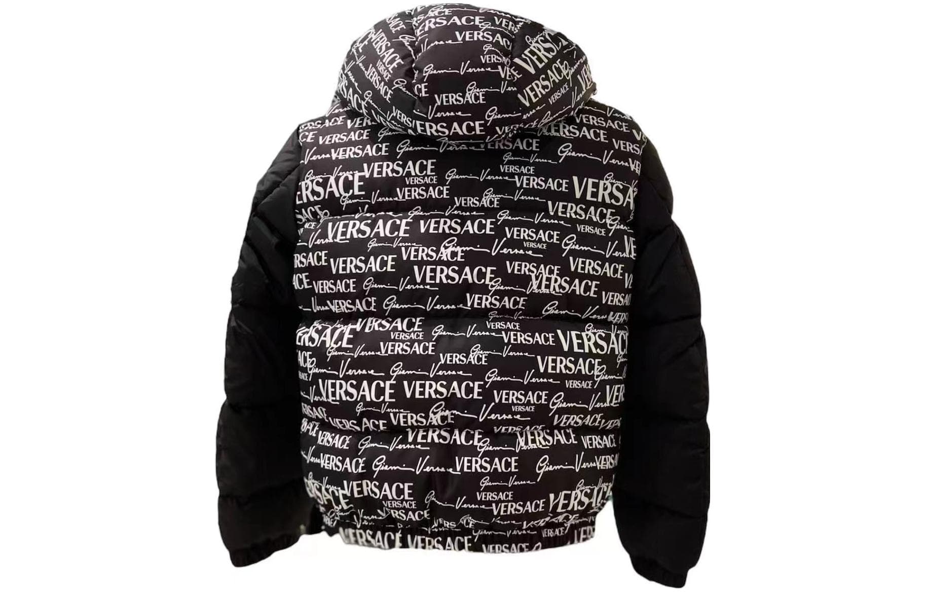 Зимняя куртка Versace Reversible Hooded Down Jacket Black - изображение 2