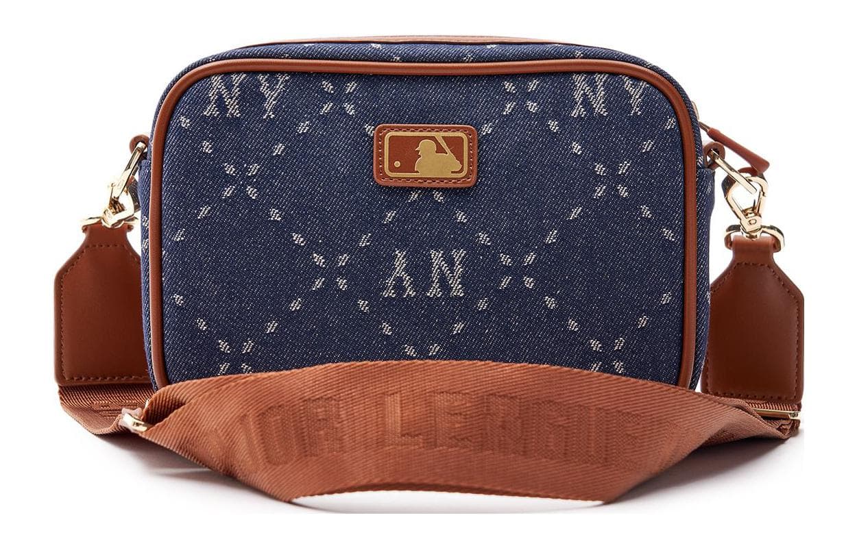 Сумка через плечо mlb PVC Сумки кросс-боди Обычный (стандартный) Унисекс Джинсовый синий - изображение 4