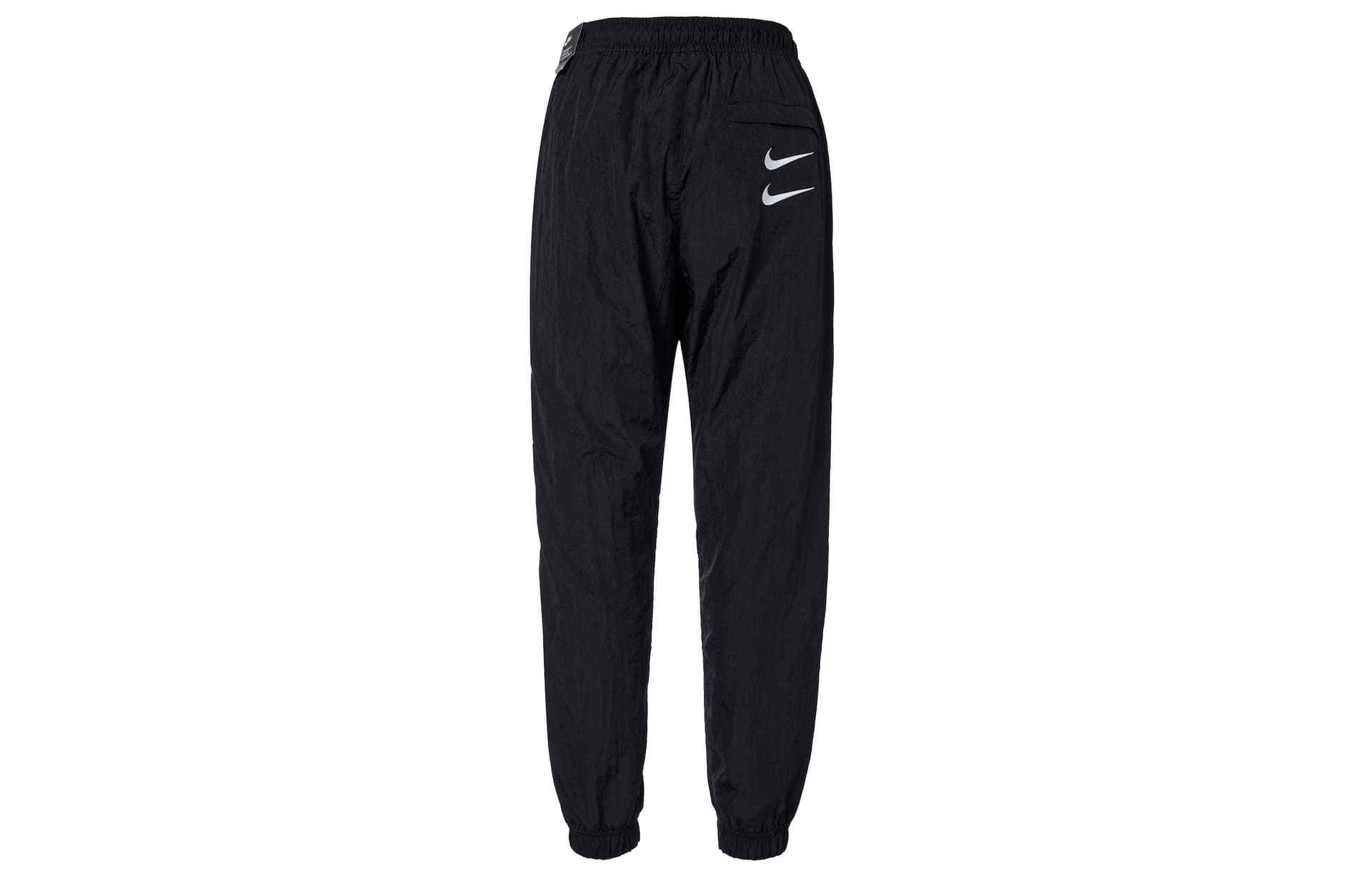 Спортивная одежда Nike Sportswear Swoosh Woven Pants Black - изображение 3