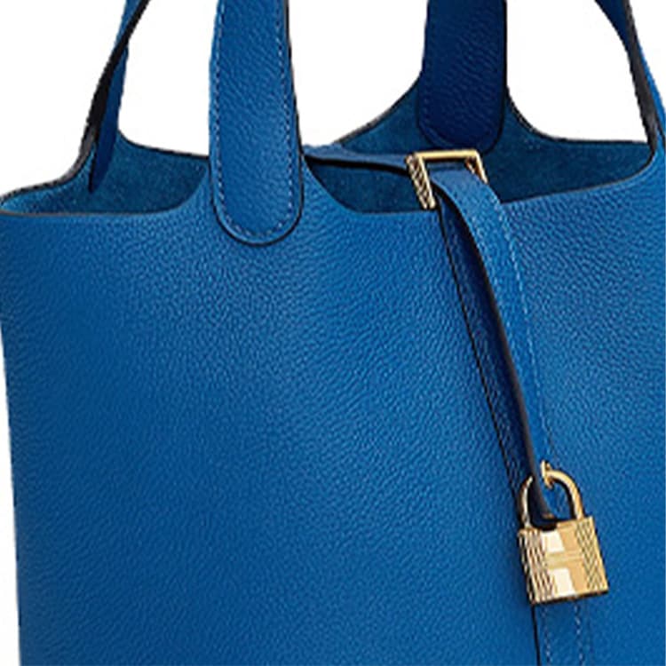 Сумка HERMES Picotin Maurice 71 Bleu France - изображение 5