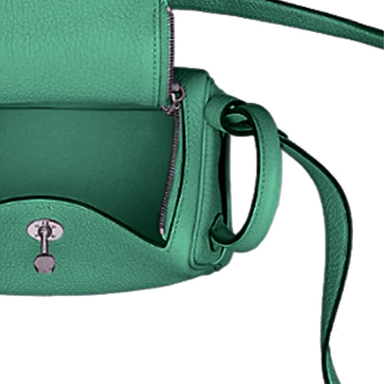 Сумка HERMES Lindy Mini 19 Taurillon Clemence 6W Menthe - изображение 4