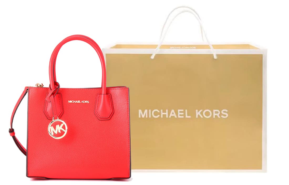 Сумка Michael Kors Mercer Red - изображение 5
