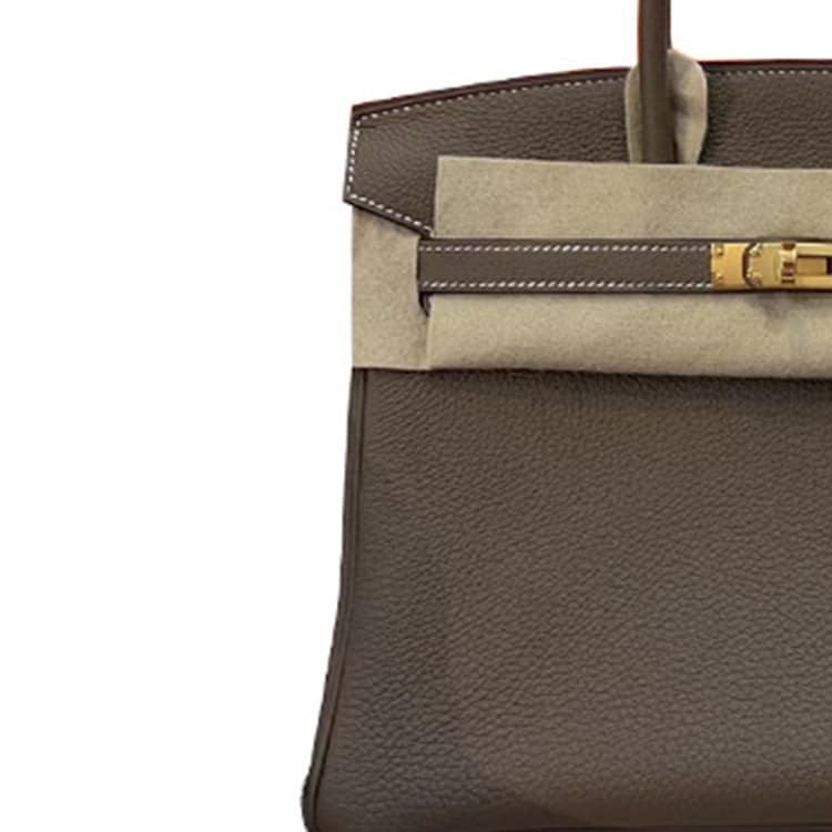 Сумка HERMES Birkin 25 Togo 18 Etoupe - изображение 4