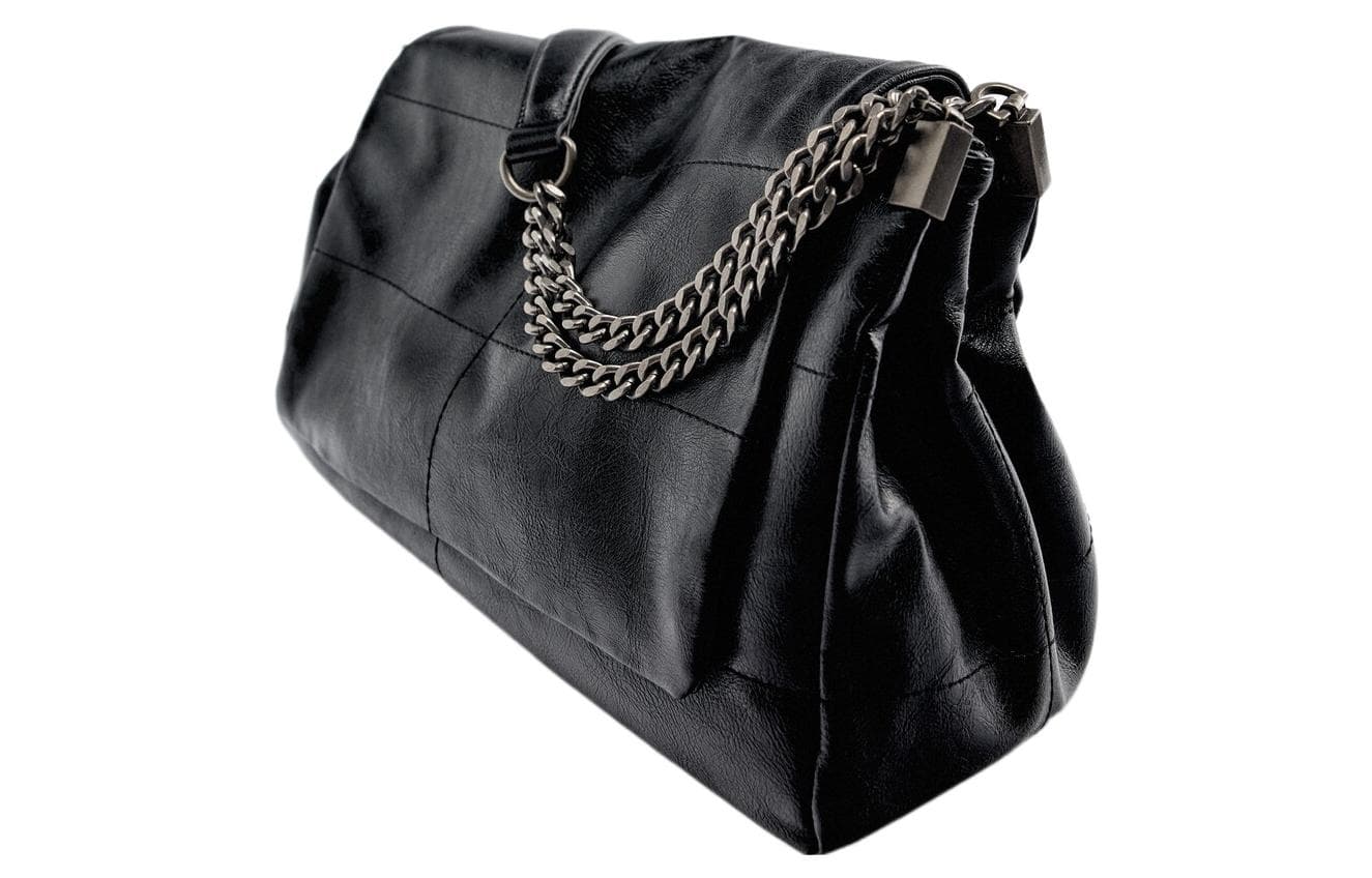 Мини-сумка ZARA Chain Flap Shoulder Bag Black - изображение 2