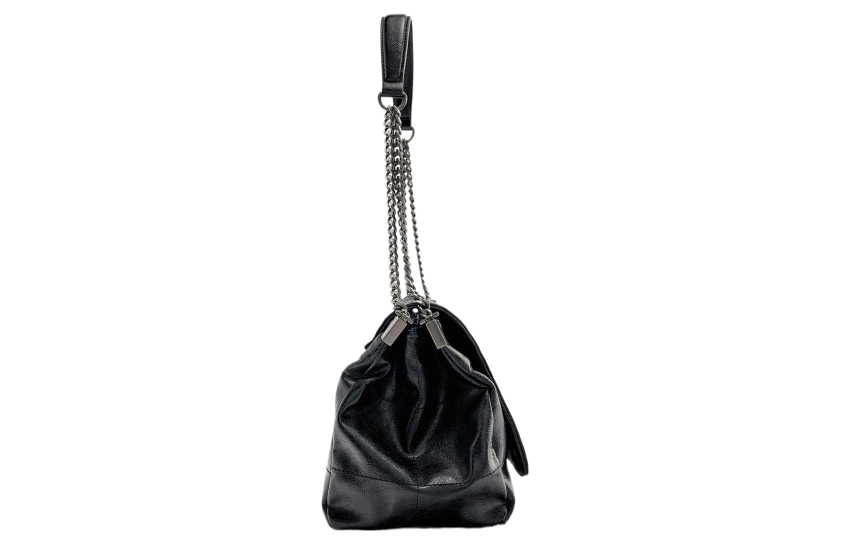 Мини-сумка ZARA Chain Flap Shoulder Bag Black - изображение 5