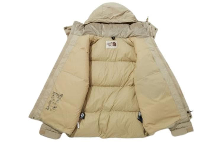 Зимняя куртка The North Face Logo Zip Hoodie Khaki - изображение 2