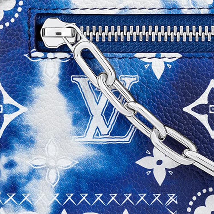 Сумка через плечо Louis Vuitton Soft Trunk Tie-Dye Blue - изображение 5