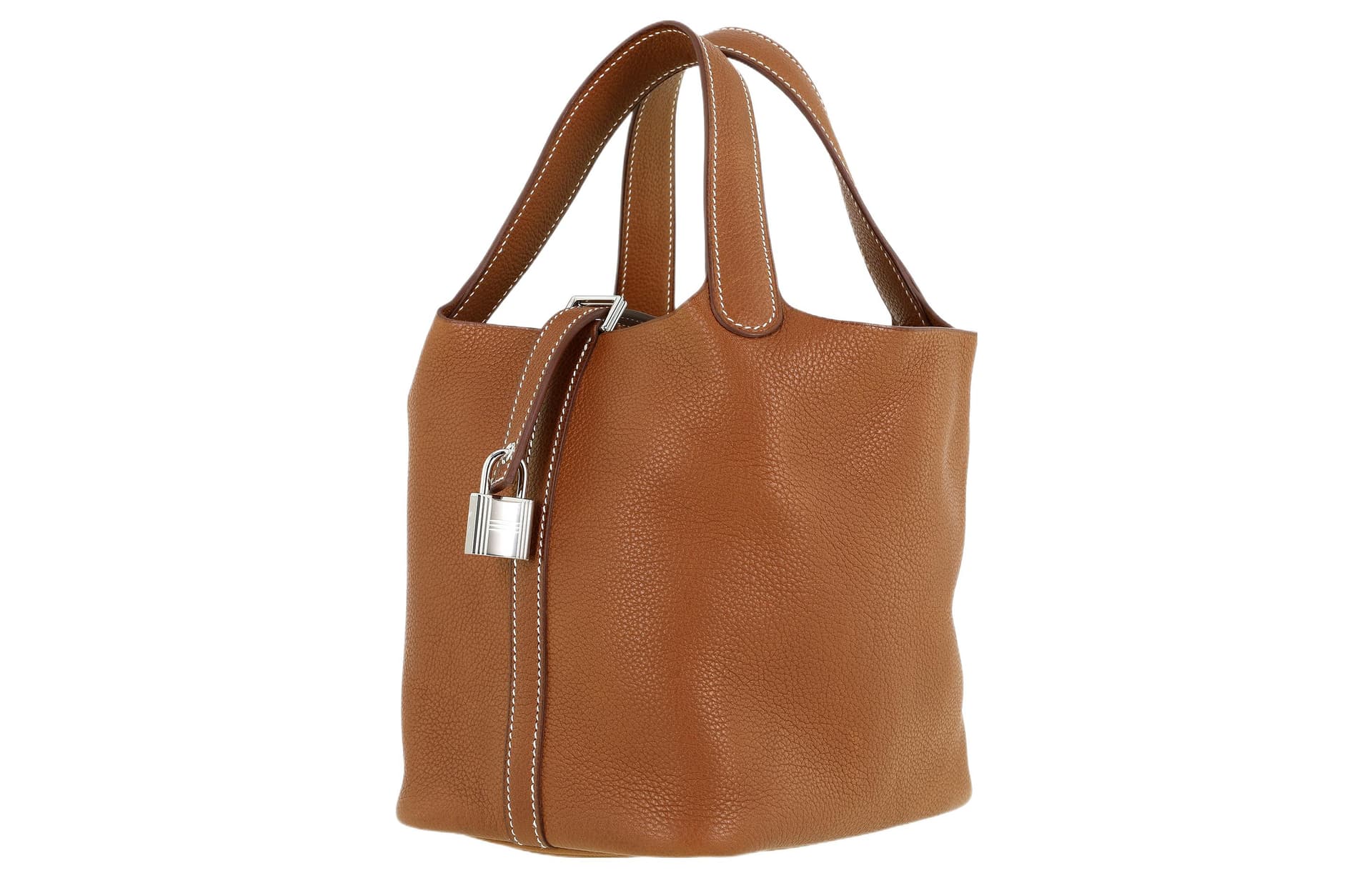 Сумка HERMES Picotin Lock 18 Barenia Faubourg 34 Fauve - изображение 3