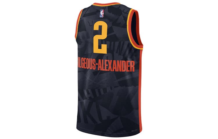Баскетбольная майка Nike City Edition Jersey Black-Red - изображение 2