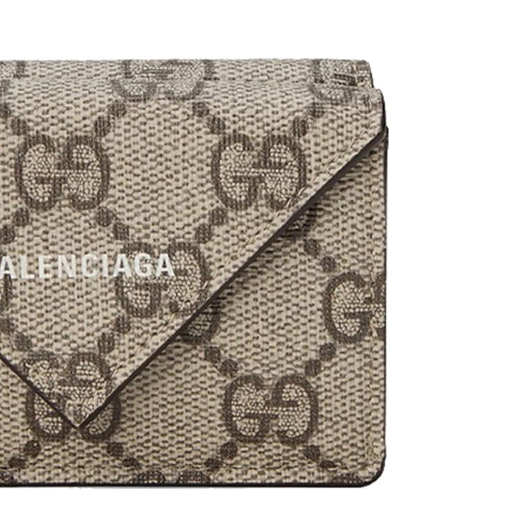 Кошелек Gucci x Balenciaga Canvas Wallet — фото 6