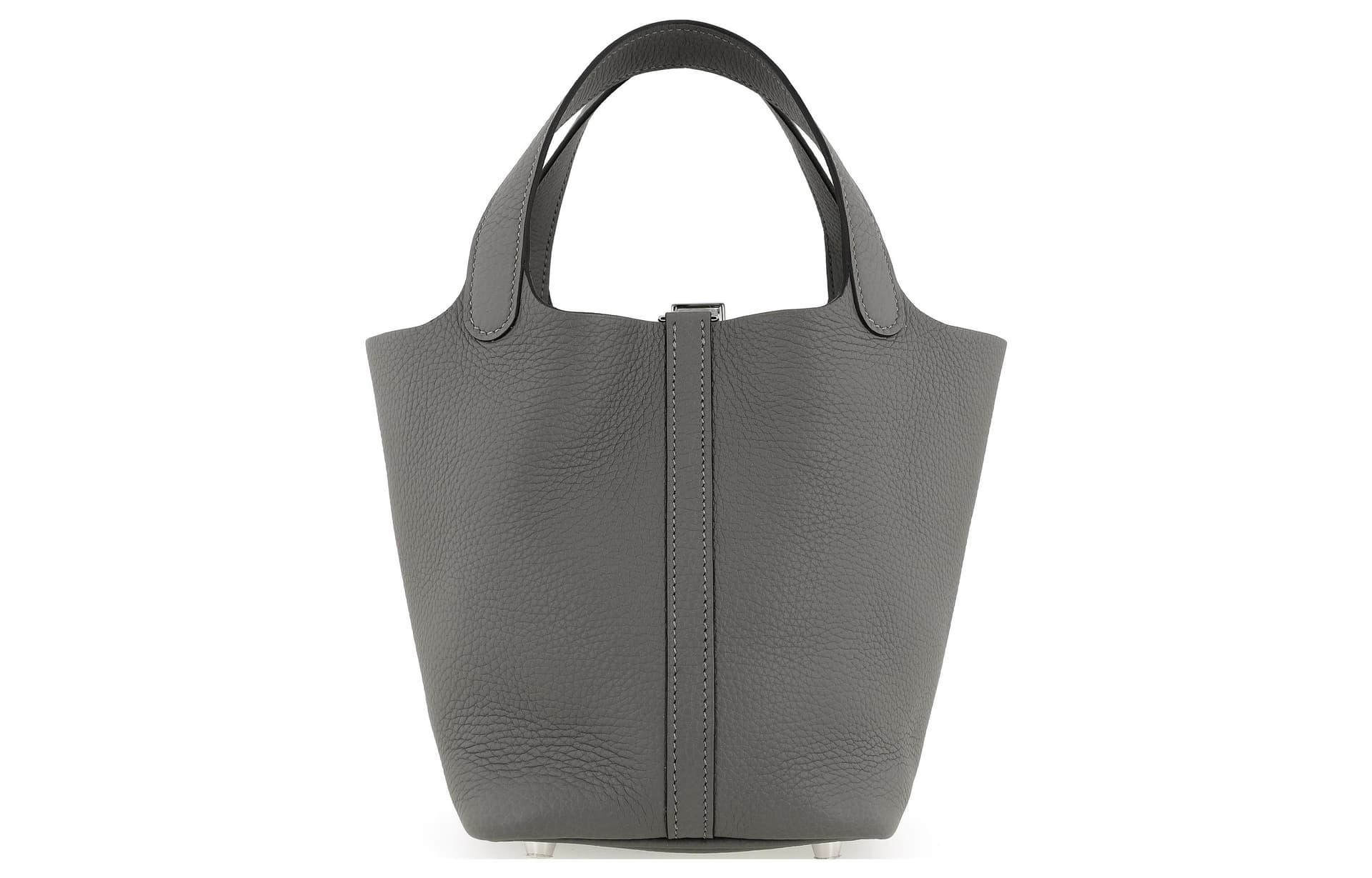 Сумка HERMES Picotin 18 Clemence 0L Grismeyer - изображение 5