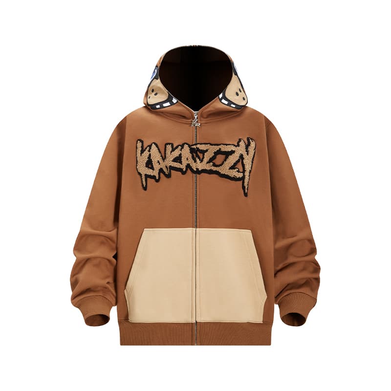 Худи KAKAZZY Bear Hoodie Full Zip - изображение 4