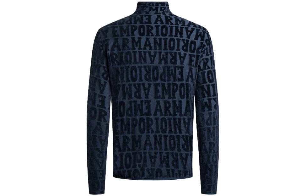 Куртка Emporio Armani FW23 Logo Zip Jacket Navy - изображение 2