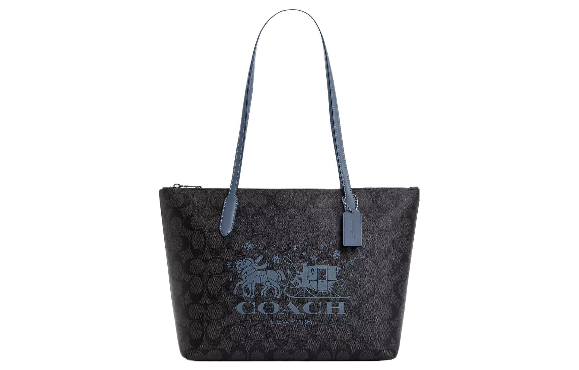 Сумка COACH Zip Top Tote Logo Tote - изображение 1