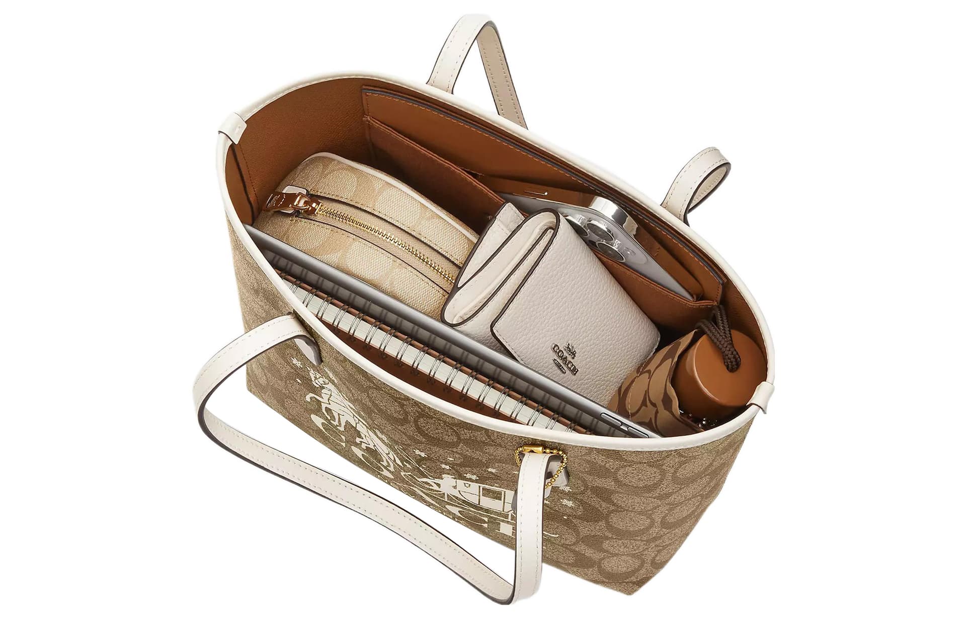 Мини-сумка COACH City Logo Tote - изображение 4