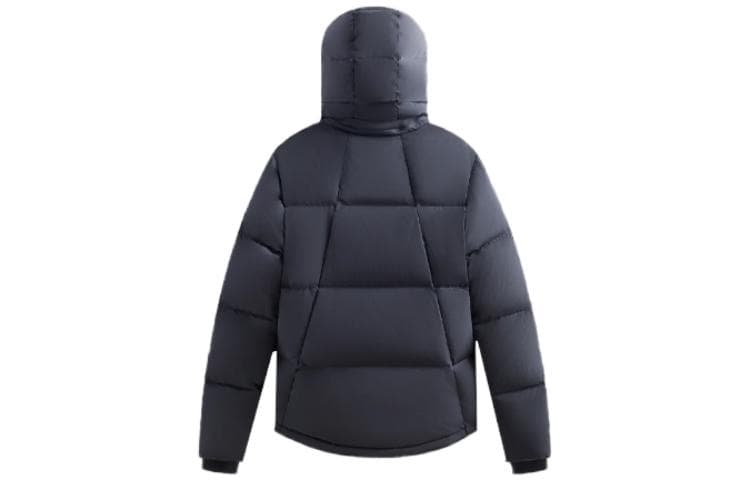 Куртка KITH FW23 Wrinkle Nylon Midi Puffer Navy - изображение 2