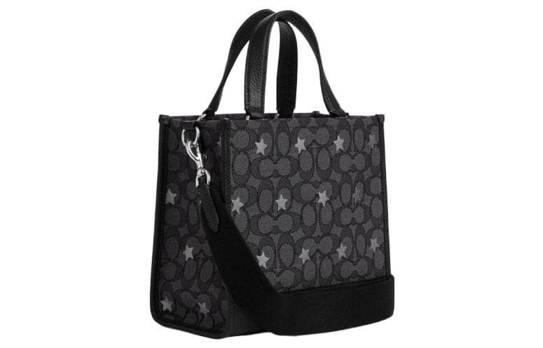 Сумка COACH Dempsey 22 Tote Bag Small Gray White Stars - изображение 2
