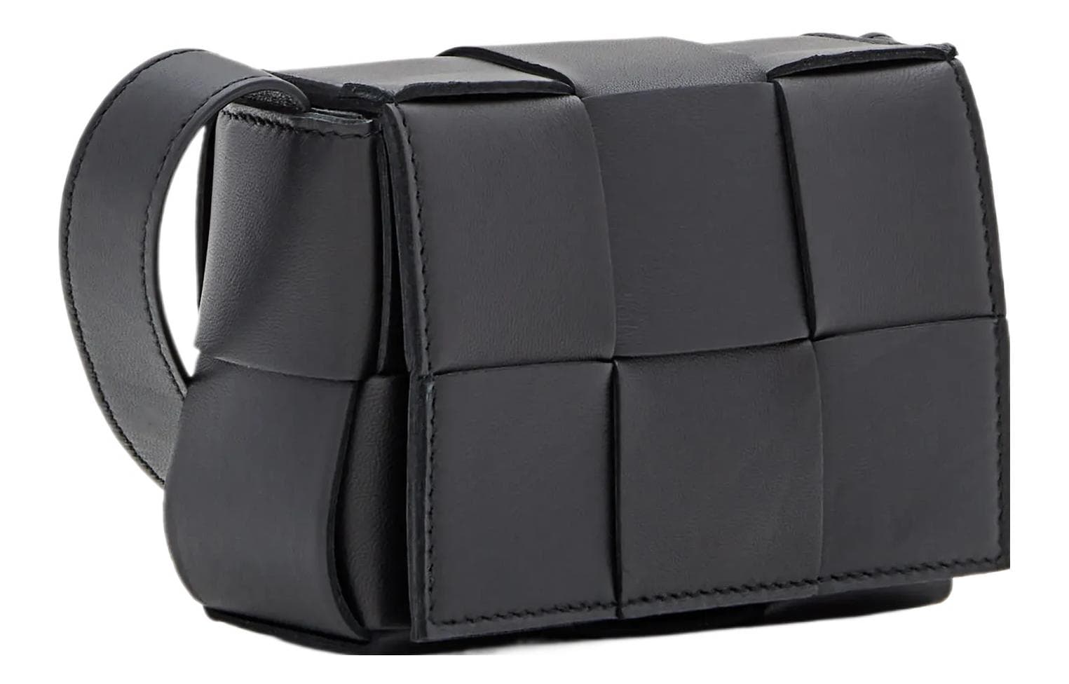Мини-сумка Bottega Veneta Cassette Mini Black - изображение 5