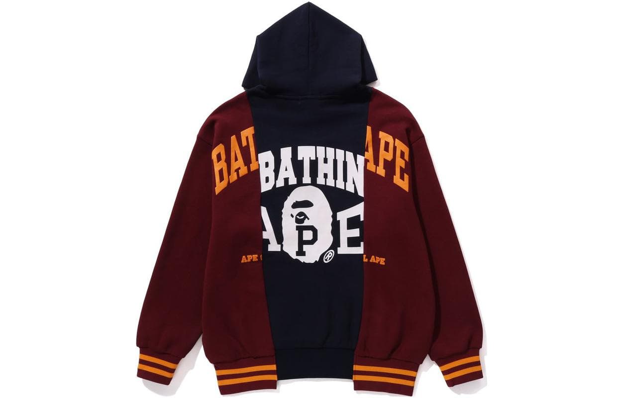 Худи BAPE Color Blocking Pullover Hoodie - изображение 2