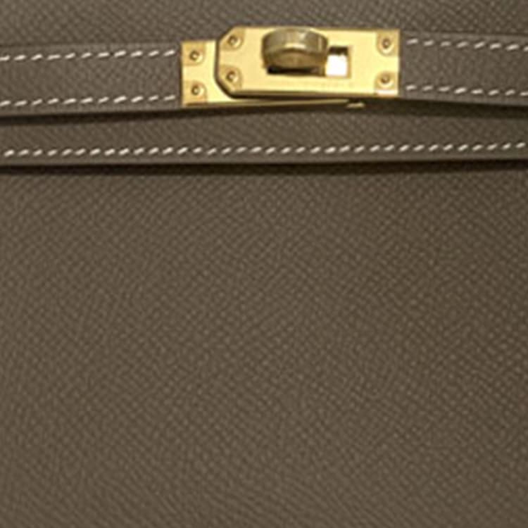 Сумка HERMES Mini Kelly Epsom 18 Etoupe - изображение 5