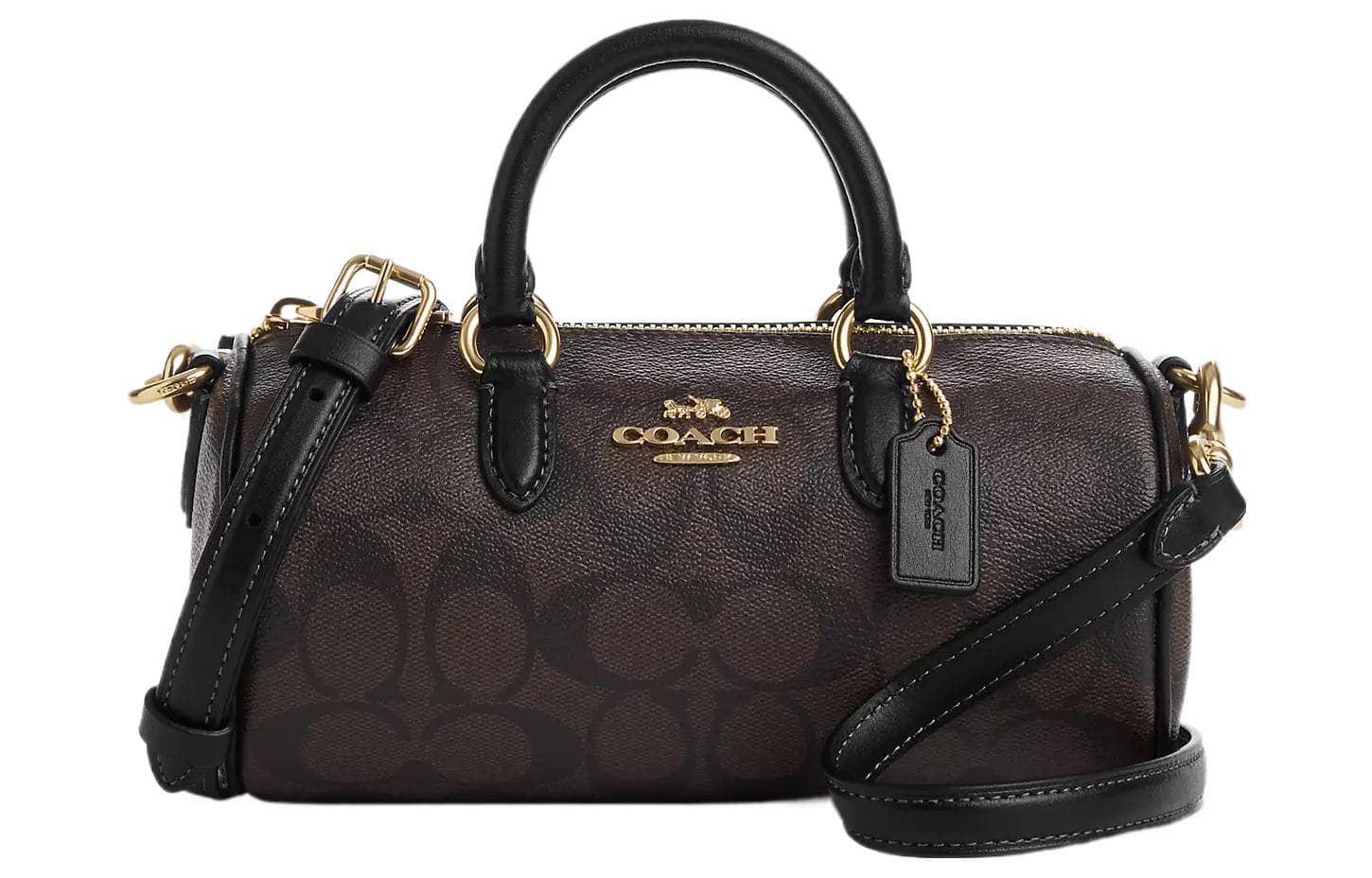 Сумка COACH Lacey 19 Small Boston Bag Deep Brown - изображение 1