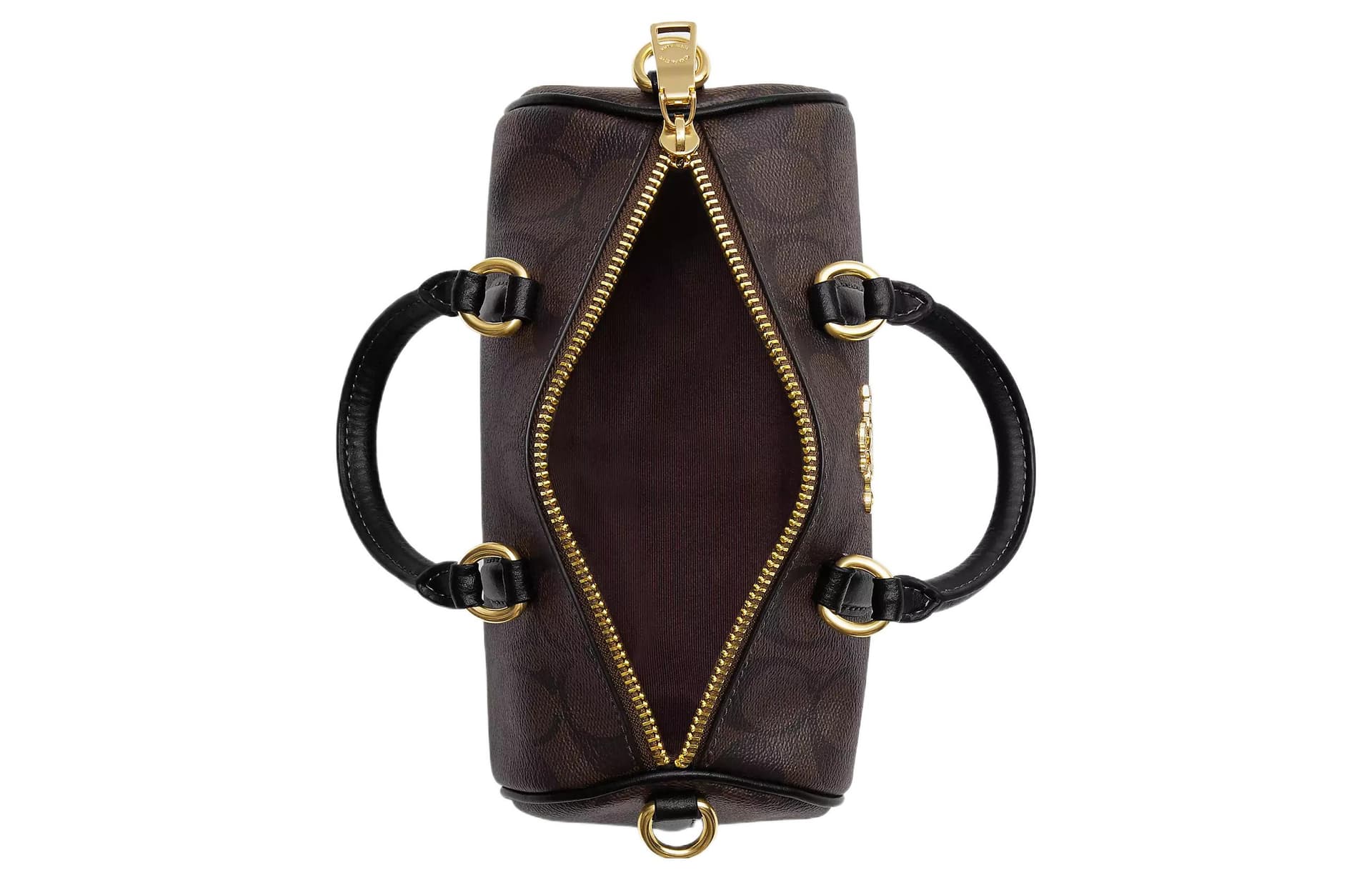 Сумка COACH Lacey 19 Small Boston Bag Deep Brown - изображение 3