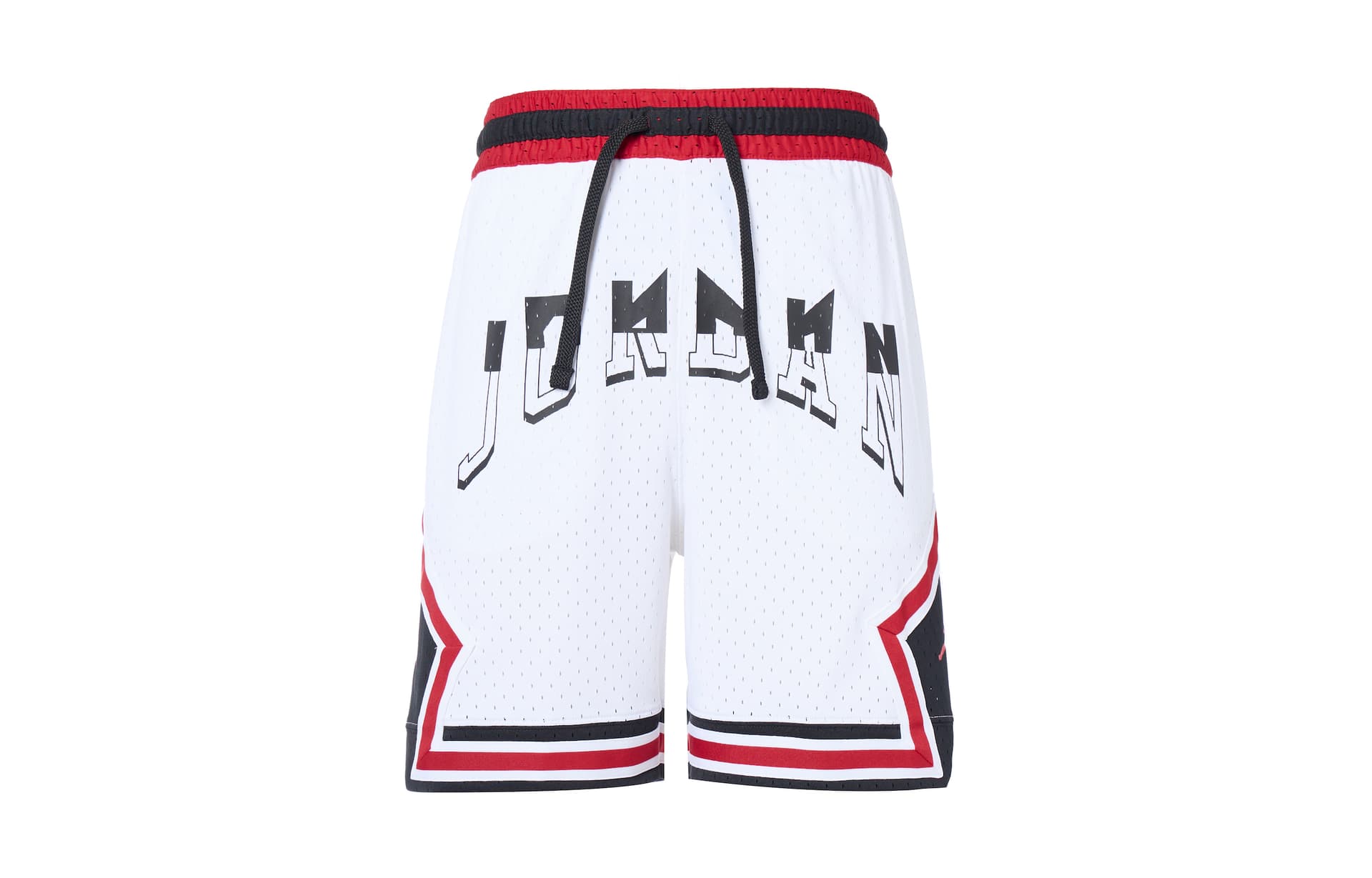 Тренировочные штаны Jordan Logo Stripe Drawstring Shorts White - изображение 2