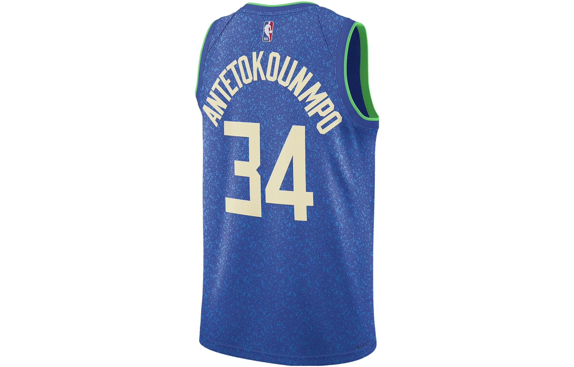 Баскетбольная майка Nike Dri-Fit NBA Swingman Jersey Milwaukee Bucks Antetokounmpo 34 - изображение 2