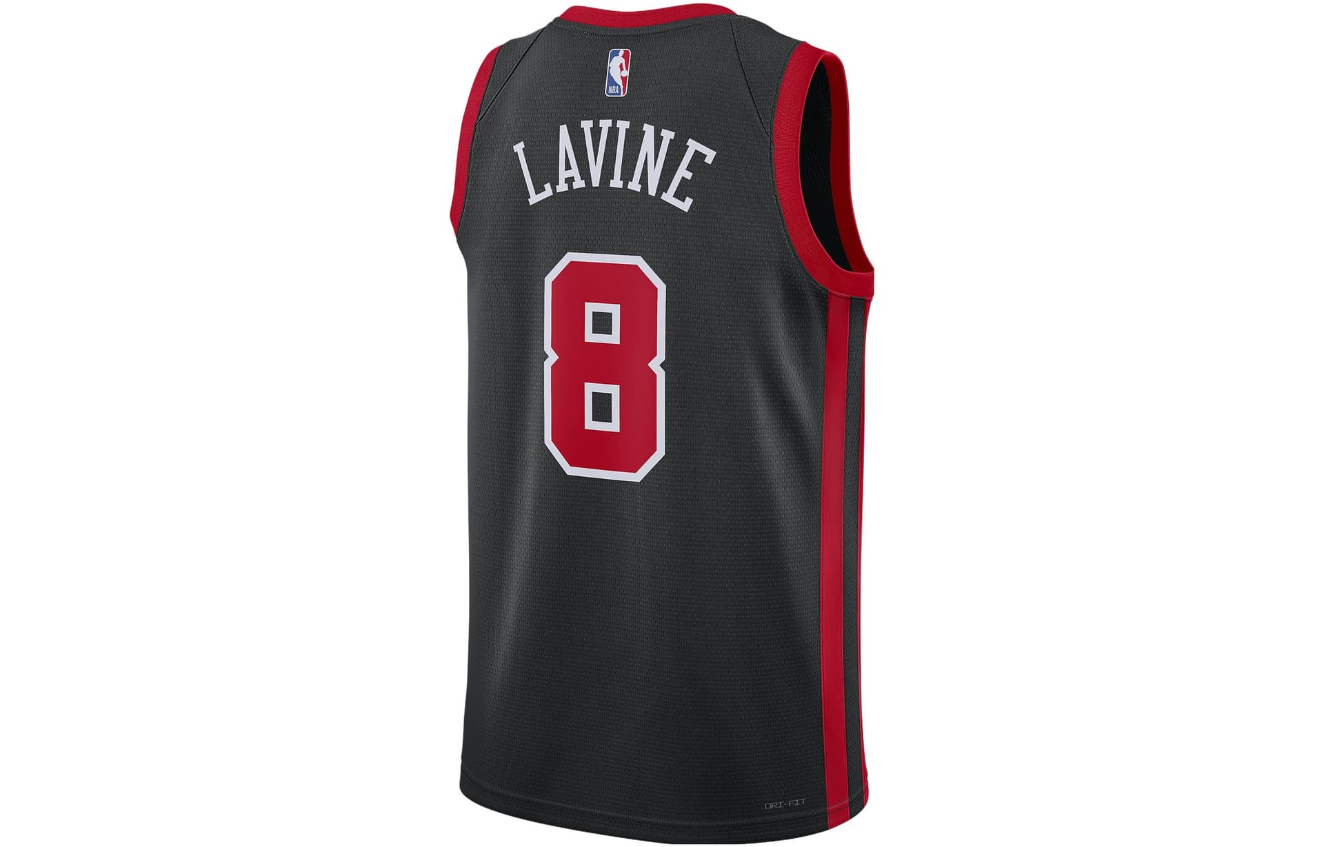 Баскетбольная майка Nike Dri-Fit NBA Swingman Jersey Chicago Bulls LaVine 8 Black - изображение 2