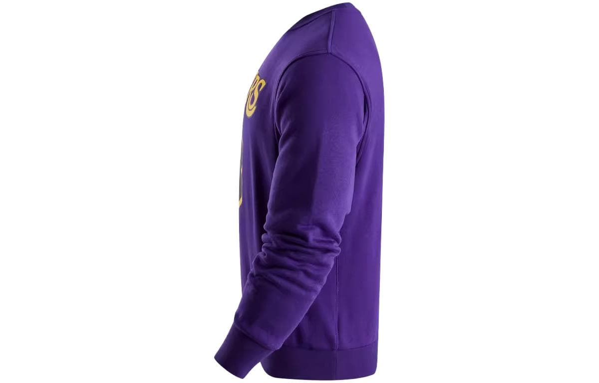 Кофта Jordan NBA Los Angeles Lakers Crewneck Sweatshirt Purple - изображение 3